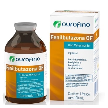 Fenilbutazona OF é indicado no tratamento do processo inflamatório, febre e dor, em equinos. Você encontra em www.agroline.com.br
